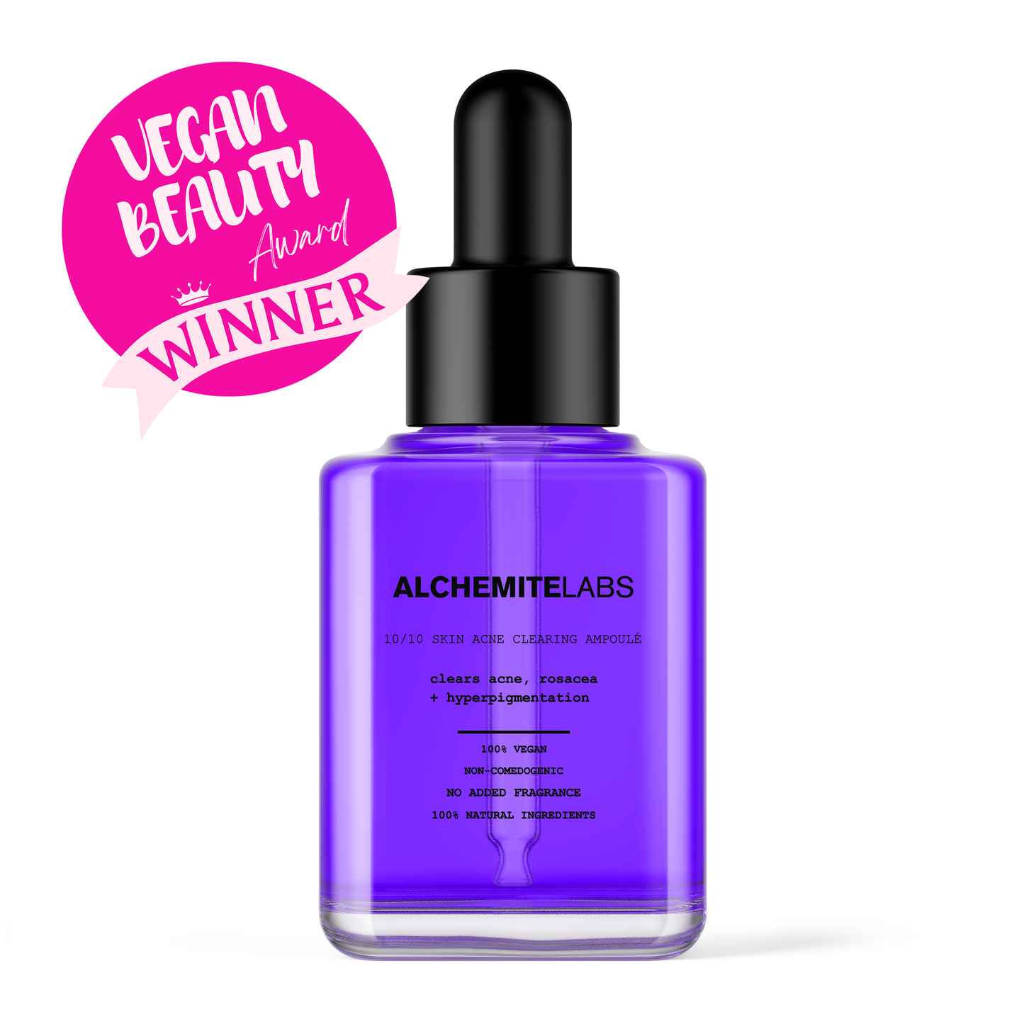 10/10 Skin Acne Clearing Ampoulé  7% Niacinamide Aloe + Arnica Extract - Alchemitelabs Skincare UK